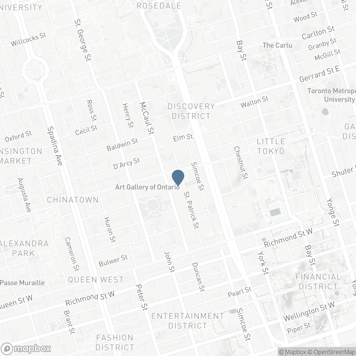 1107 - 152 ST PATRICK STREET, Toronto, Ontario M5T 3J9